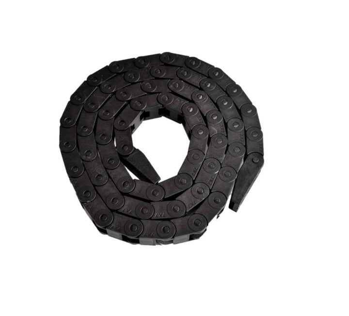 1 meter 7 x 7 mm Cable drag Chain Wire Carrier With End Fits