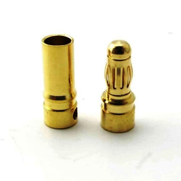 3 pairs x 3.5mm Gold Bullet Banana Connector Plug For ESC Battery Motor