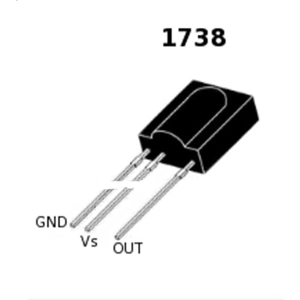 1738 IR RECEIVER (5 pcs).