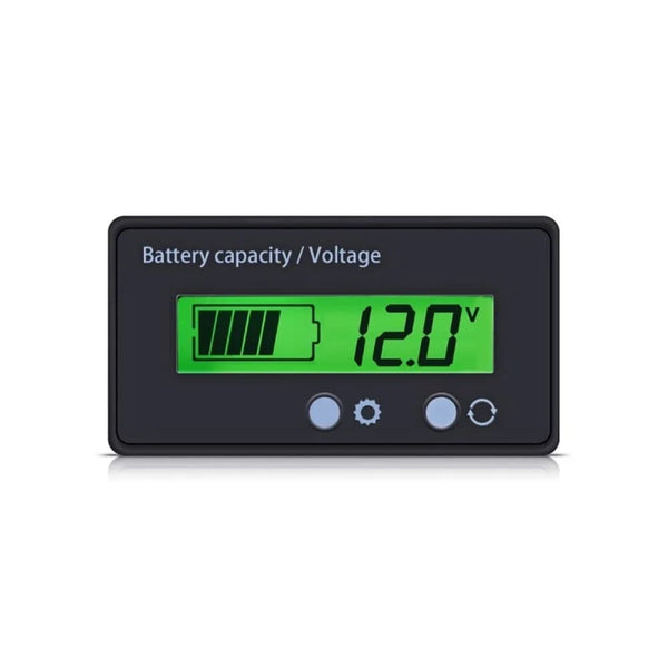 12V-84V Lead-Acid 3-24 Strings Lithium Battery Power Display Meter Power Display GY-6GS Green Self setting.