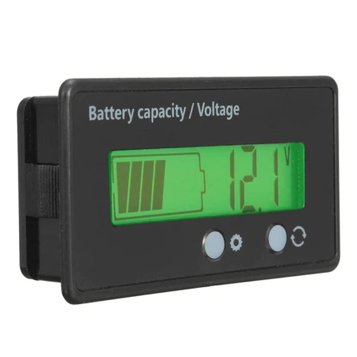 12V-84V Lead-Acid 3-24 Strings Lithium Battery Power Display Meter Power Display GY-6GS Green Self setting.