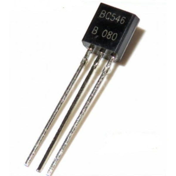 BC546 NPN General Purpose Transistor 65V 100mA TO-92 (100 pcs).