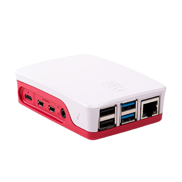 Raspberry Pi 4 Official Case for Raspberry PI 4 (RPI 4) Model B 1GB/2GB/4GB/8GB- (RED/White).
