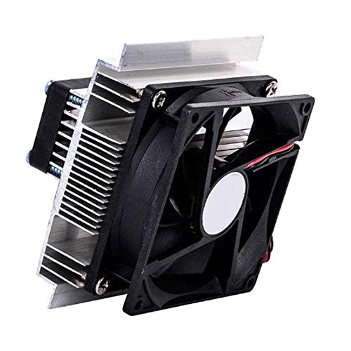 Thermoelectric Peltier/TEC based Refrigeration Cooler kit DC 12V Including All Accessories Fan + Heatsink + Screws.