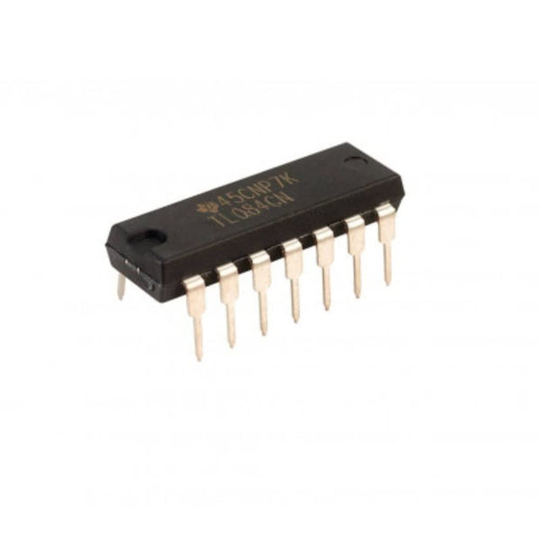 TL084 Quad JFET Input Operational Amplifier (Op-Amp) IC DIP.