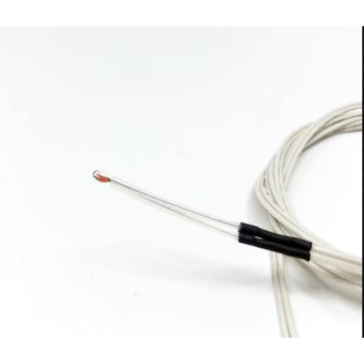 Glass-sealed 100K ohm NTC 3950 Thermistors 1%.