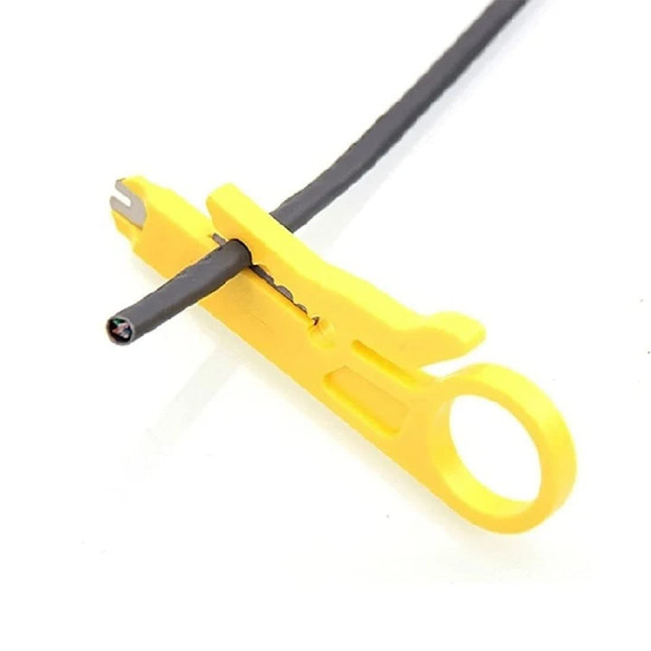 Wire Stripper Flat Nose Cable Cutter with Practical Punch Down Tool.