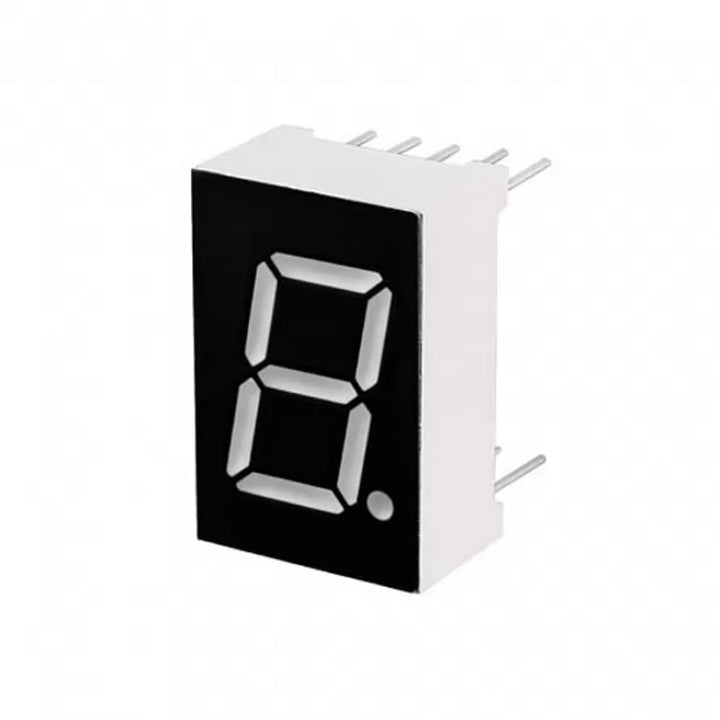 1 digit 7 segment display Common cathode.