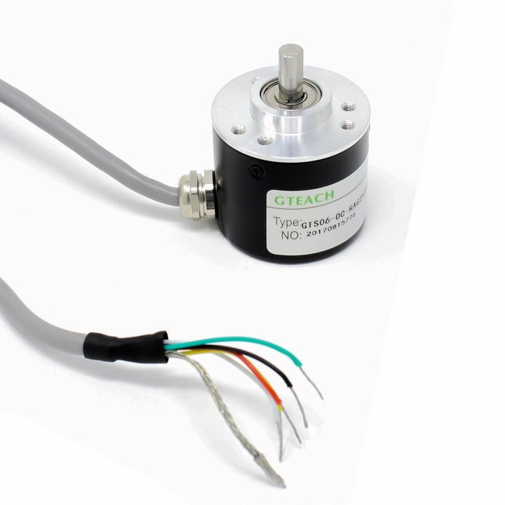 2500 PPR Solid Shaft ABZ 3-Phase 5-24V Incremental Photoelectric Rotary Encoder.