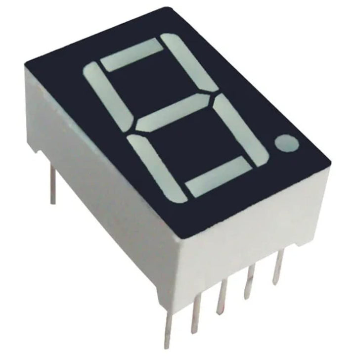 1 digit 7 segment display Common cathode.