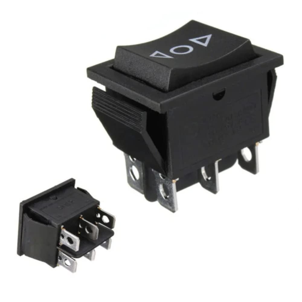 Small Momentary Rocker Switch DPDT Rocker Momentary Switch 2 pcs | Robodo