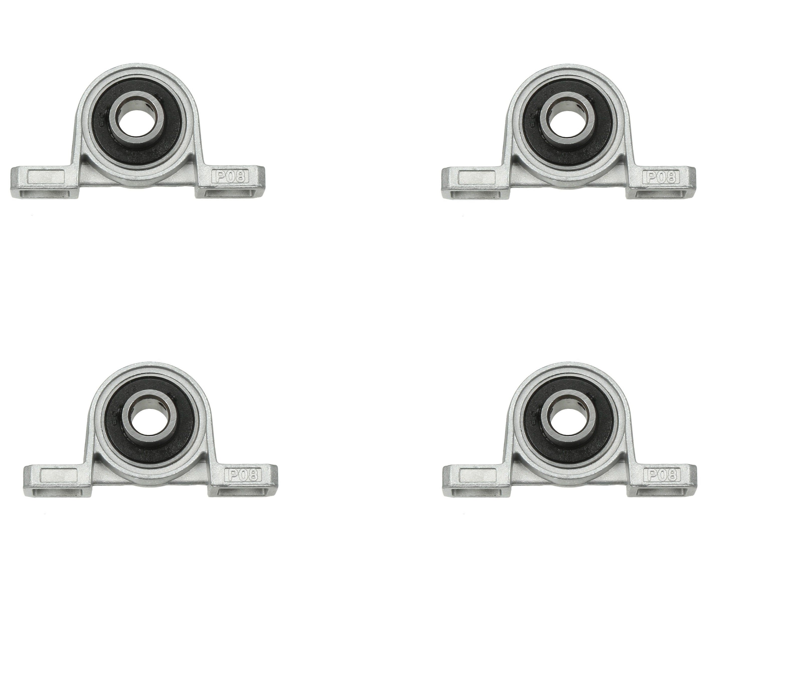 KP08 8mm Bore Diameter Rail Mount Bore Ball Bearing Block Mounted