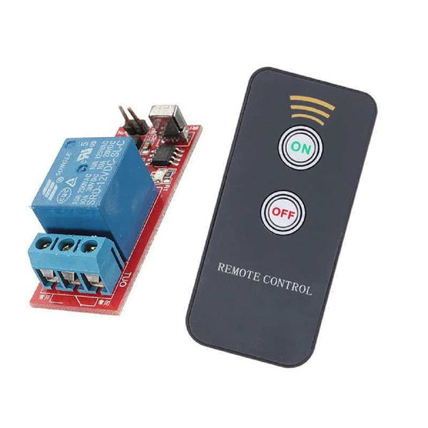 DC 12V 1 Channel Relay Module Infrared IR Remote Switch Control.