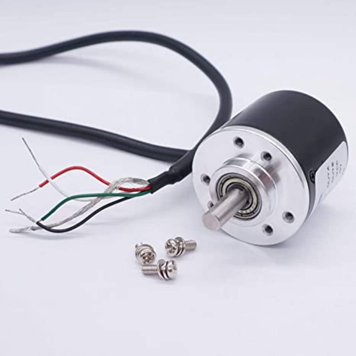 AB 2 Phase Incremental Rotary Encoder 100P/R DC 5-24v Wide Voltage Power Supply 6mm Shaft.