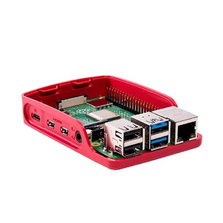Raspberry Pi 4 Official Case for Raspberry PI 4 (RPI 4) Model B 1GB/2GB/4GB/8GB- (RED/White).