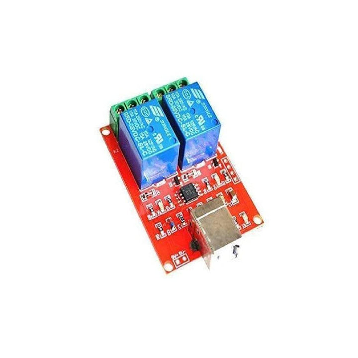 2 Channel 5V Relay Module Non-Drive USB Control Switching Module 10A 250V.