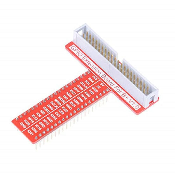 Gpio Extension Pin 40 Pin Red GPIO Extension Board for Raspberry Pi | Robodo