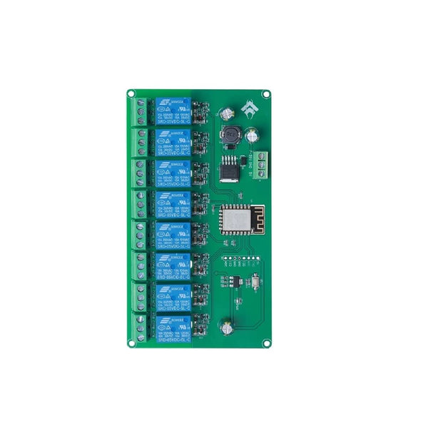 5V/7-28V ESP8266 WIFI 8 Channel Relay Module ESP-12F Development Board Power Supply Wireless WIFI Module.