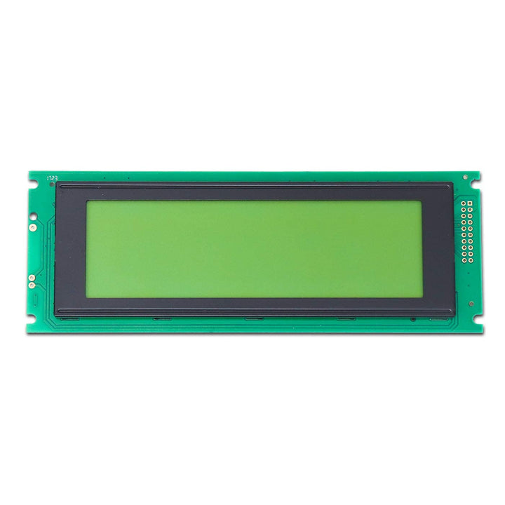 240 x 64 Yellow/Green color DC 5V Character LCD display module (JHD 24064C-732M0).