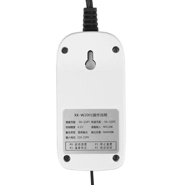 Eklektik Adjustable Temperature Controller 1M/2M/5M Length Probe 110-220V Digital Display AU Socket - 5M.