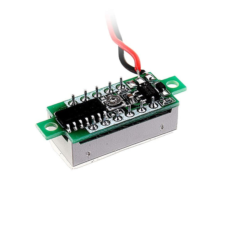2 Wires 0.28 inch Digital Voltmeter DC 0-100V Red Light LED Panel Voltage Meter.