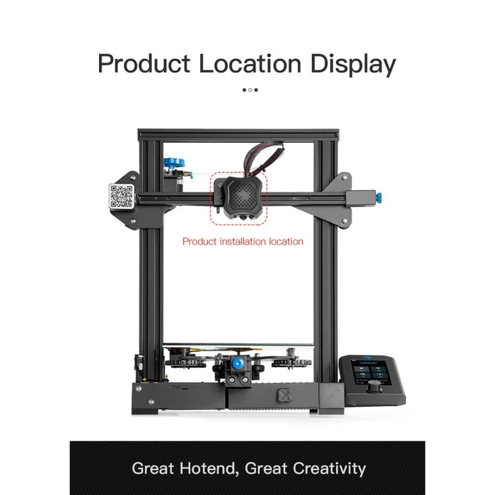 Creality Ender 3 V2 Full Hotend Kit for extruder for Creality 3D Printer.