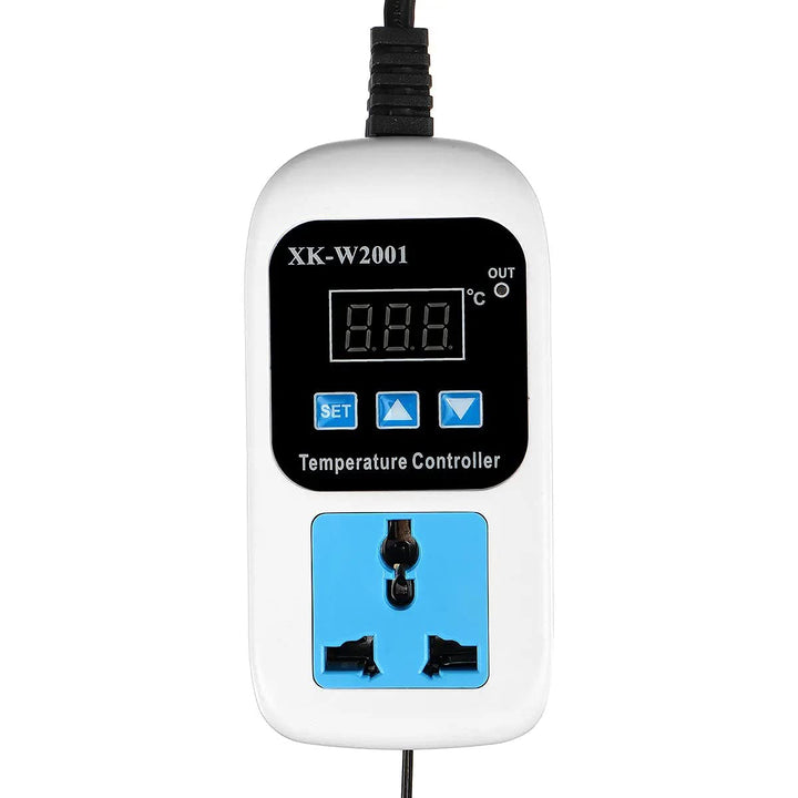 Eklektik Adjustable Temperature Controller 1M/2M/5M Length Probe 110-220V Digital Display AU Socket - 5M.