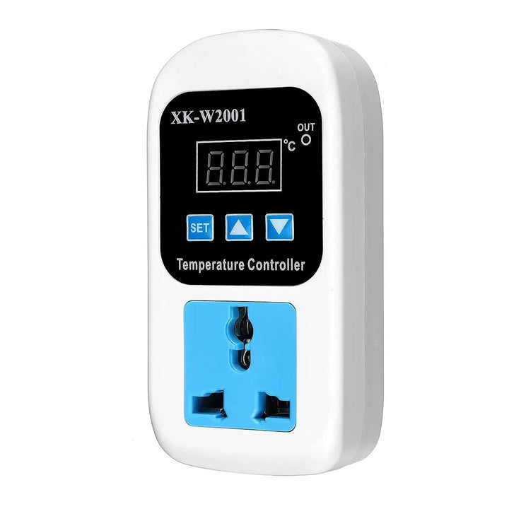 Eklektik Adjustable Temperature Controller 1M/2M/5M Length Probe 110-220V Digital Display AU Socket - 5M.