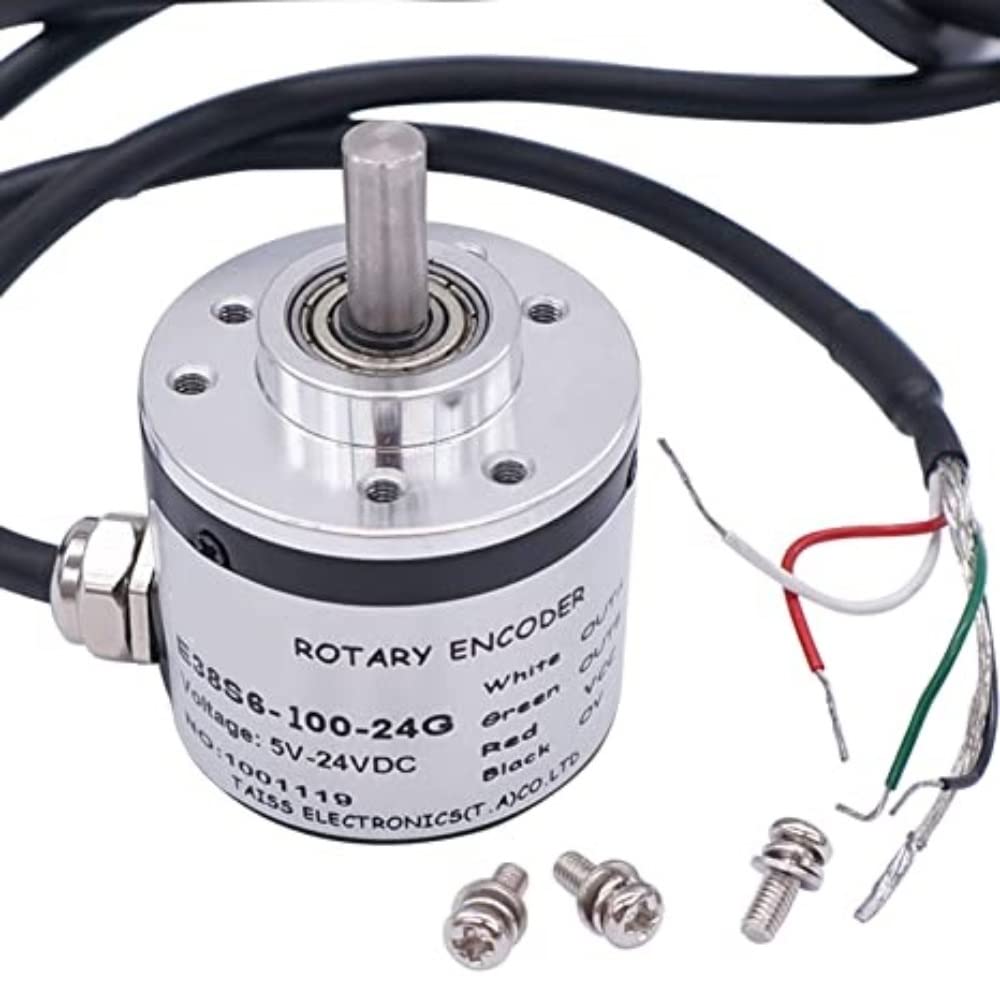 Ab Speed Encoder AB 2 Phase Incremental Rotary Encoder 100P/R DC 5-24v Wide Voltage ...