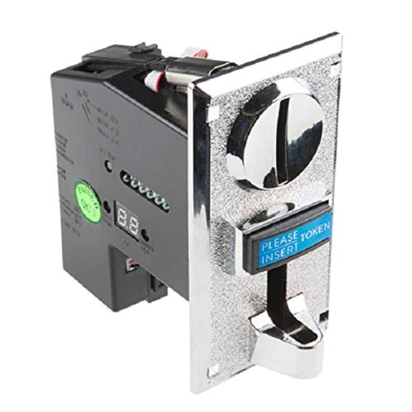 Multi Coin Acceptor Selector Electronic programmable 3 Coin Types for Vending Machine, Message Chair and Arcade Game.