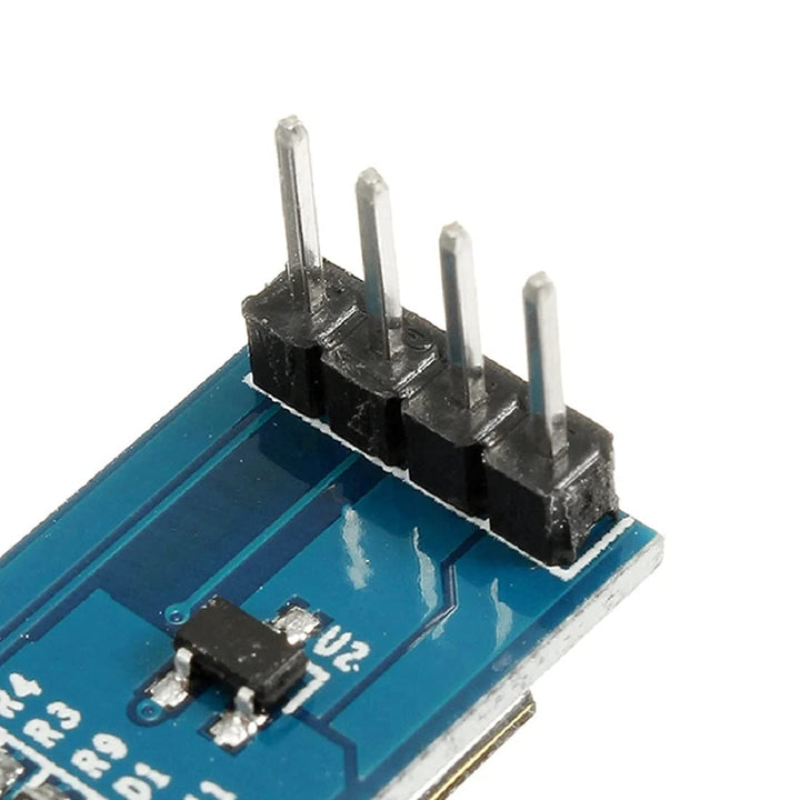 0.91 inch 128×32 Blue OLED Display Module with I2C/IIC Serial Interface.