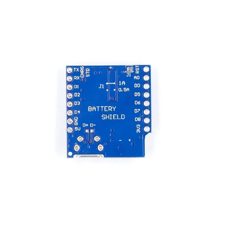 WeMos D1 Lithium Battery Charger Board with Mini USB.