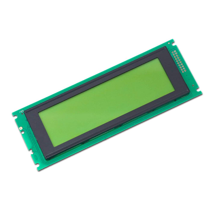 240 x 64 Yellow/Green color DC 5V Character LCD display module (JHD 24064C-732M0).