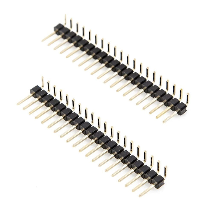 2.54mm 1?20 Right Angle Male Header Strip. (15 pcs).