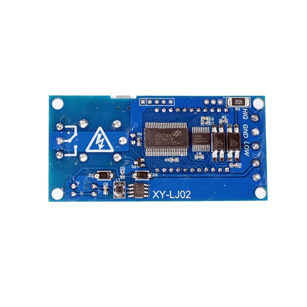 6-30V Micro USB Digital LCD Display Time Delay Relay Module Control Timer Switch Trigger Cycle Module XY-LJ02
