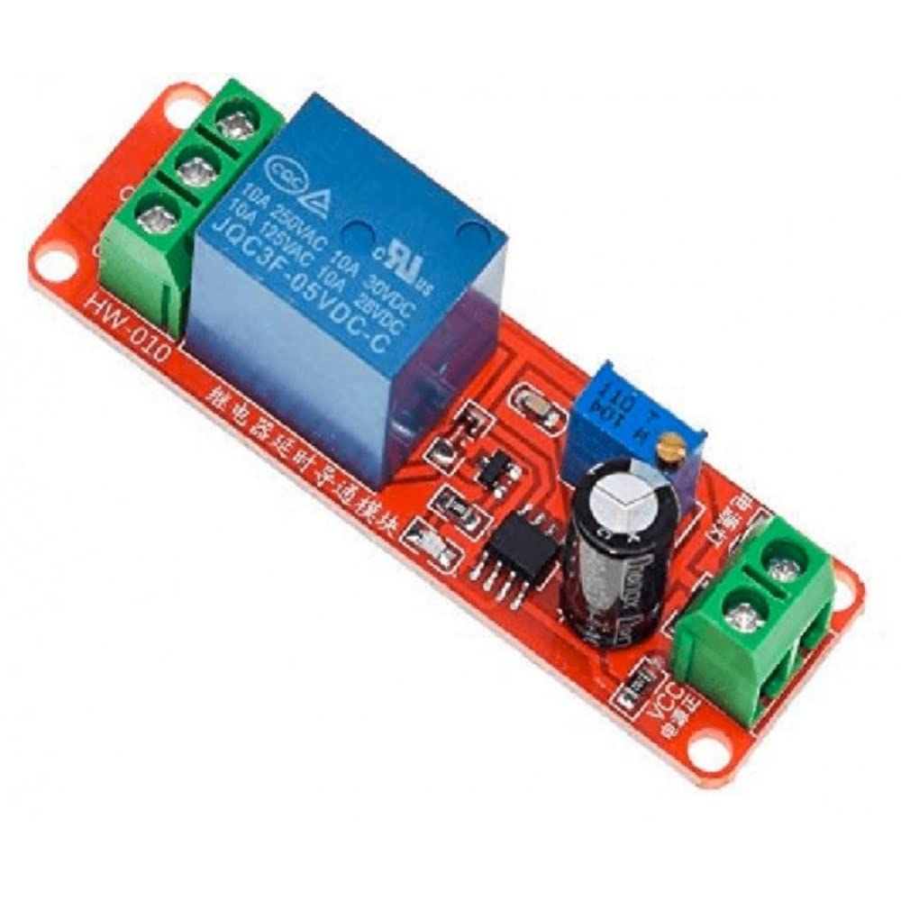 NE555 Delay Timer Switch Adjustable 0-10 Sec 5V Relay Module | Robodo