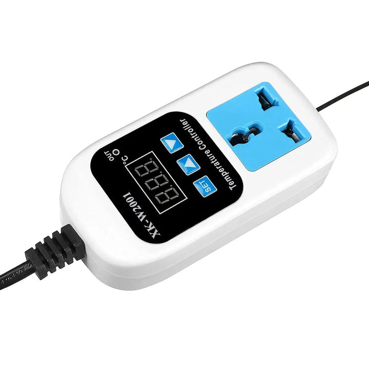 Eklektik Adjustable Temperature Controller 1M/2M/5M Length Probe 110-220V Digital Display AU Socket - 5M.