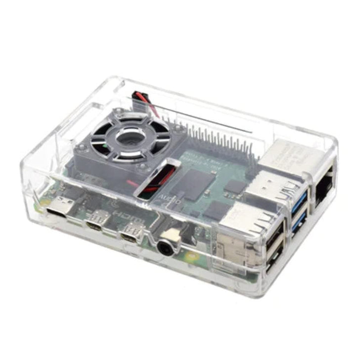 Raspberry Pi 4 Generation 4B new housing with cooling fan ABS protective case LT-4A05.