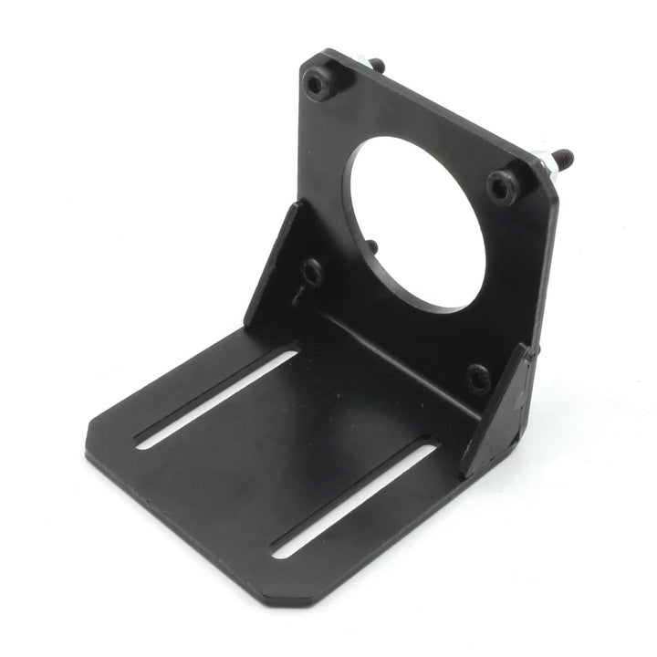 Nema23 Stepper Motor Bracket Mount Steel Mounting Support base Clamp 57 stepping motor Holder with screws for nema 23 CNC Parts CNC Router Milling Engraving Machine fixed seat.