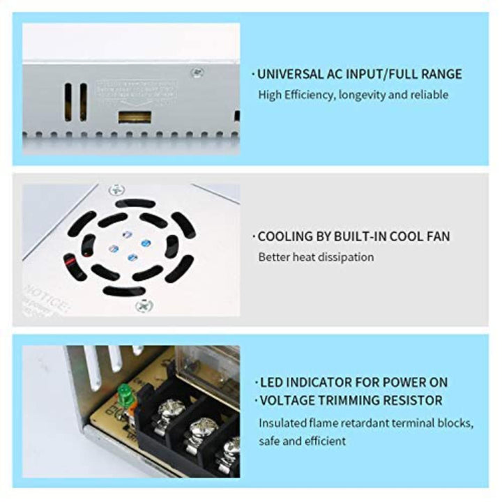 12V 5A 60W DC Switching Switch Power Supply.