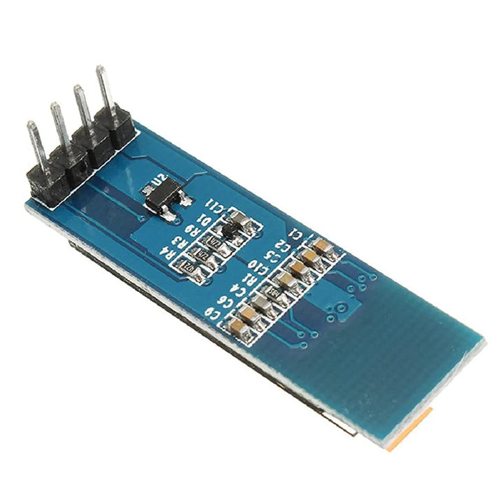 0.91 inch 128×32 Blue OLED Display Module with I2C/IIC Serial Interface.