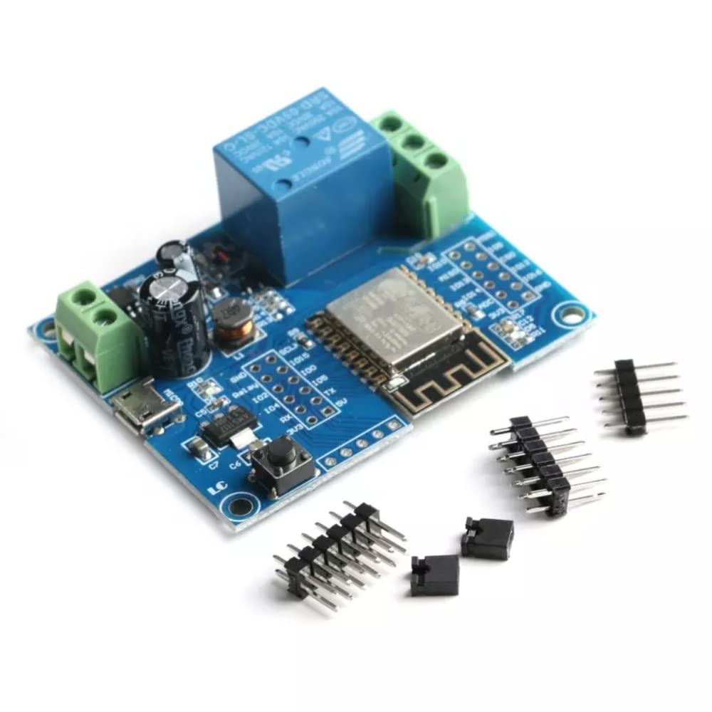 MATTRESS WiFi Relais Controller Modul, DC 5V 8V-80V ESP8266 Wireless Controller Modul ESP-12F für IOT APP MATTRESS WiFi Relais Controller Modul, DC 5V 8V-80V ESP8266 Wireless Controller Modul ESP-12F für IOT APP