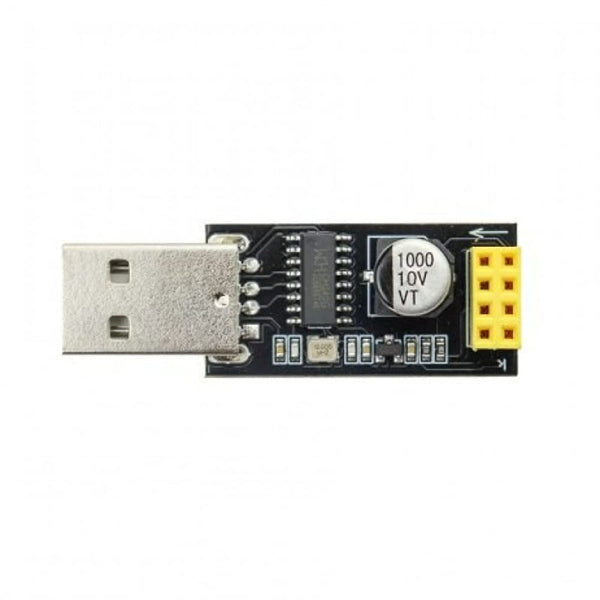 USB to UART/ESP8266 Adapter Programmer for ESP-01 WiFi Modules with CH340G Chip.