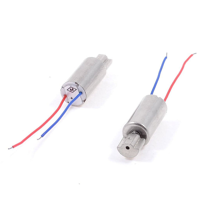 DC 1.3V 6mm x 12mm Mini Coreless Vibration Motor for Aircraft Toy (2 pcs).