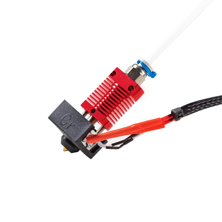 Original Creality Ender 3 CR-10/CR-10S Hotend Assembled, 24V 40W MK8 Extruder Kit for Ender 3 PRO, with Aluminum Heating Block 1.75mm, 0.4mm Nozzle (Red) for Creality 3D Printer.