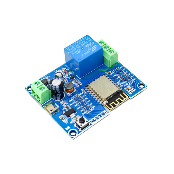 DC5-80V ESP8266, Wireless WIFI Relay, Module 1 Channel ESP-, 12F Wifi Development, Board Power Supply for, Arduino.