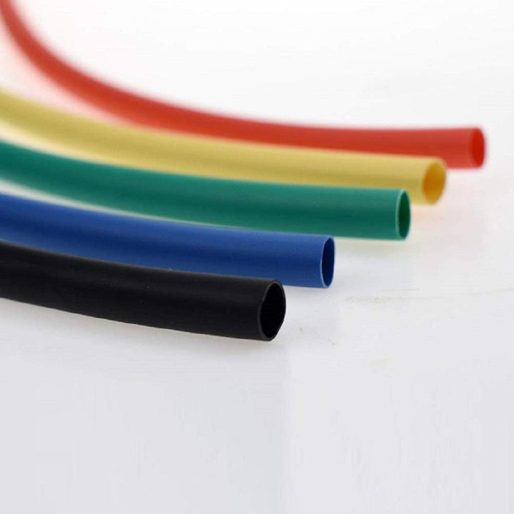 21PCS 6.0mm Colorful Silicone Rubber Heat Shrink Tube Assortment in bag : 3PCS*7color (Red, yellow, blue, green, white, black, transparent) x65mm.