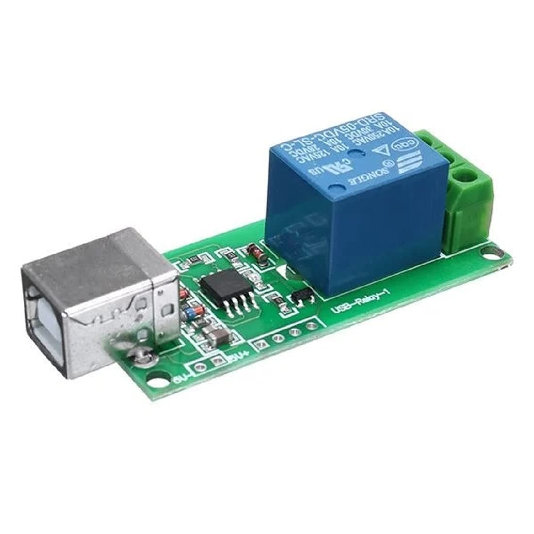 Control Switching Module 1 Channel 5V Relay Module Non-Drive USB Control Switching Module 10A ...