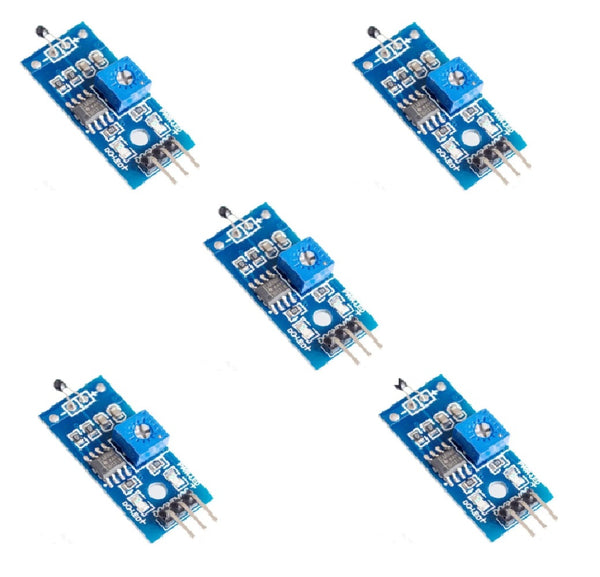 3 Pin NTC Thermistor Temperature Sensor Module (5 pcs).