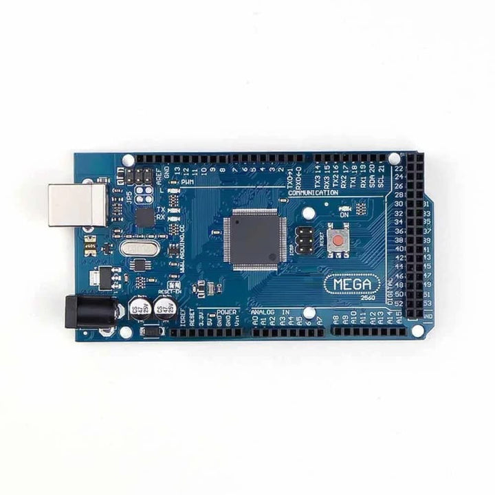 Robodo Mega 2560 ATmega2560-16AU Board without USB Cable Compatible with Arduino.